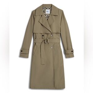 Jane Post Khaki Trench Coat